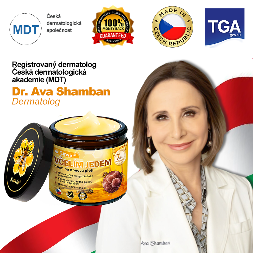 🐝 Sinvie® Krém na obnovu pleti s včelím jedem(👨‍⚕‍CE schváleno)👍✅